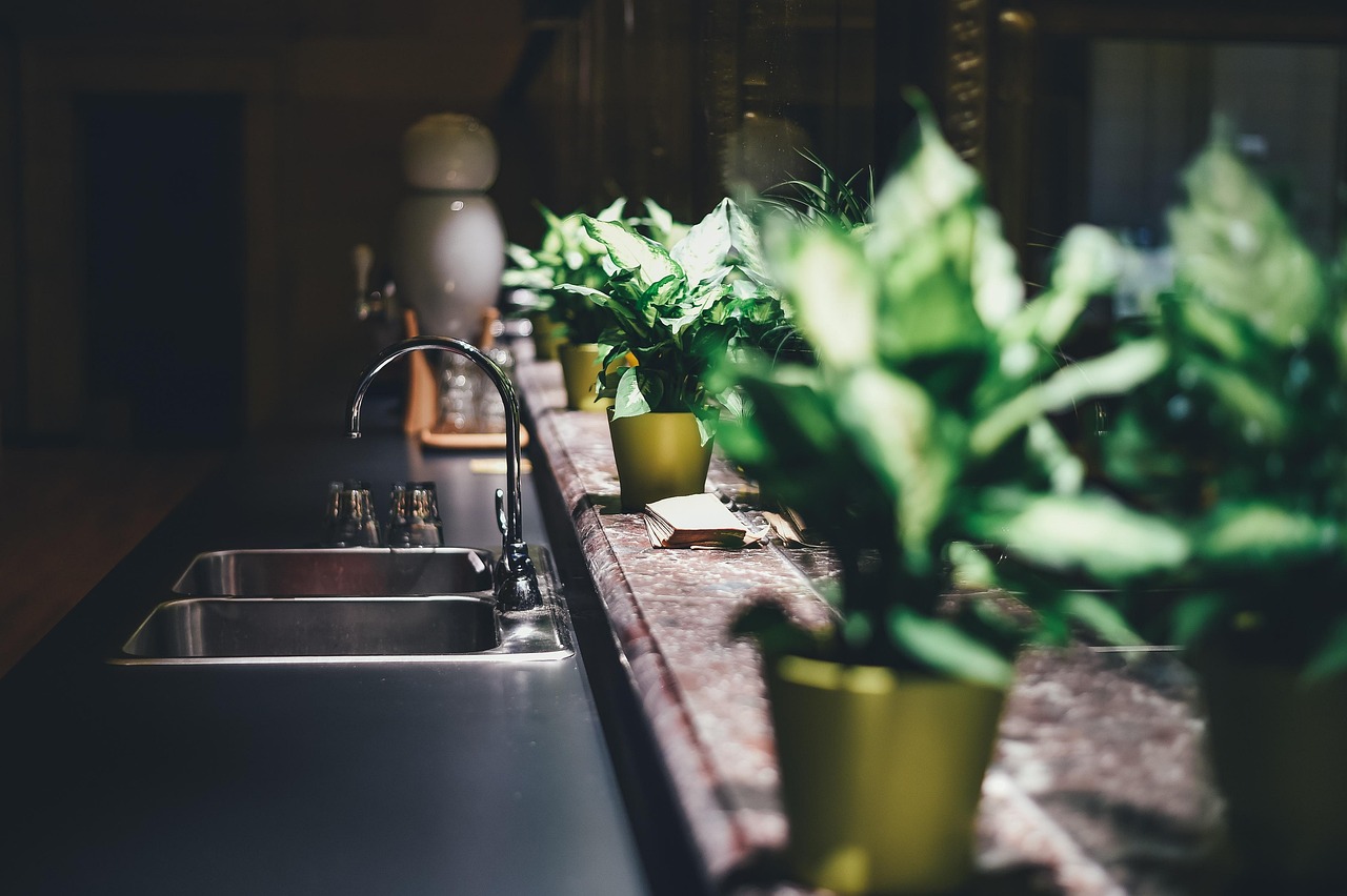 Waterfall Island Ends in Riverside Kitchens